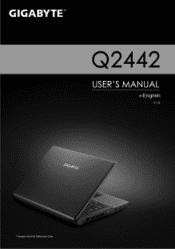 Gigabyte Q2442N Manual