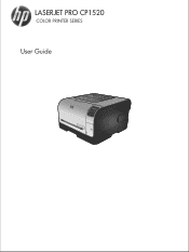 HP LaserJet Pro CP1525 HP LaserJet Pro CP1520 - User Guide
