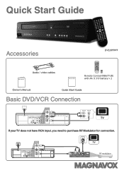 Magnavox DV220MW9 Quick Start Guide