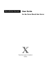 Xerox 750DX DocuColor Server User Guide