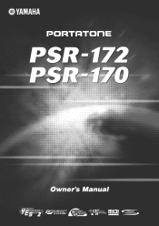 Yamaha PSR-172 Owner's Manual