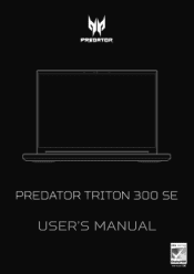 Acer Predator PT314-52s User Manual