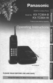 Panasonic KXTC904W KXTC904B User Guide