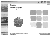 Canon MF4270 imageCLASS MF4270 Reference Guide