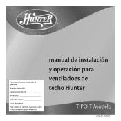 Hunter 21583 Owner's Manual