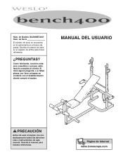 Weslo 400 Bench Spanish Manual