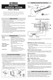 Yamaha CPX15II Owner's Manual
