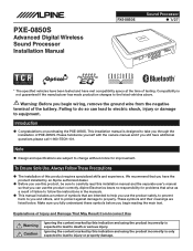 Alpine PXE-0850S Owners Manual 3
