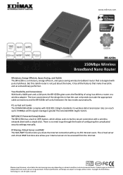 Edimax BR-6258n Datasheet
