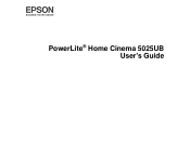 Epson 5025UB User Manual