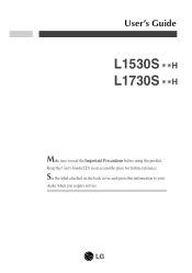 LG L1730S User Manual