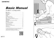 Onkyo TX-NR777 Owners Manual -Basic