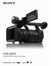 Sony HXRNX5R Brochure HXR-NX5R NXCAM Brochure
