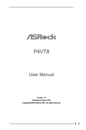 ASRock P4VT8 User Manual