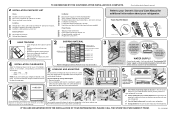Frigidaire FSC23R5D Installation Instructions