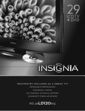 Insignia NS-29LD120A13 Information Brochure (English)
