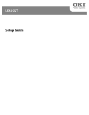 Oki LE810DT LE810DT UPS Setup Guide (English, Fran栩s, Espa?ol, Portugu鱩