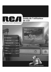 RCA L19WD20 User Guide & Warranty (French)