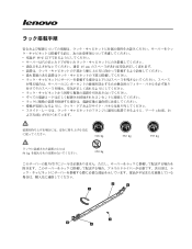 Lenovo ThinkServer RD120 (Japanese) Rack Installation