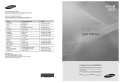 Samsung LN22A450C1 User Manual (user Manual) (ver.1.0) (English, Spanish)