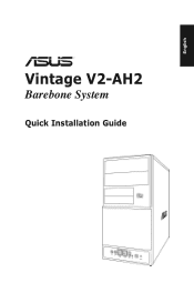 Asus V2-AH2 Quick Installation Guide