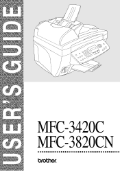 Brother International MFC 3420C Users Manual - English
