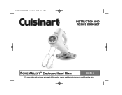 Cuisinart CHM-5 CHM-5 Manual