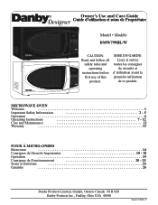 Danby DMW799BL Product Manual