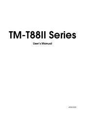 Epson TM T88II User Manual