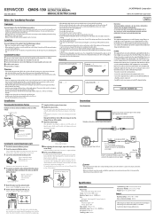 Kenwood CMOS-130 Operation Manual 2