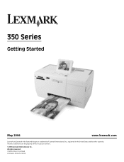 Lexmark P350 Getting Started