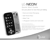 LG GT365 White Quick Start Guide - English