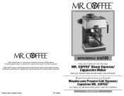 Mr. Coffee ECM160-RB User Manual