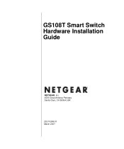Netgear GS108T GS108T Hardware manual