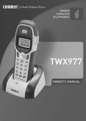 Uniden TWX977 English Owners Manual
