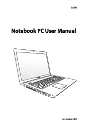 Asus R900VB User's Manual for English Edition