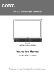 Coby TFDVD1973 Instruction Manual