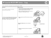 HP M1319f HP LaserJet M1319 MFP - Copy Tasks