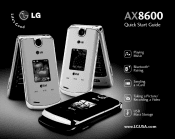 LG AX8600 Red Quick Start Guide