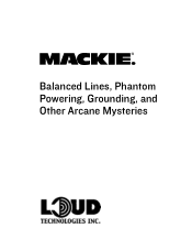 Mackie CR1604 Arcane Mysteries