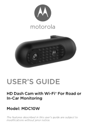 Motorola mdc10w User Guide
