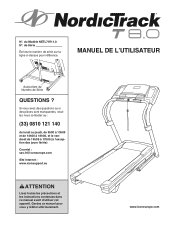 NordicTrack T8.0 Treadmill French Manual