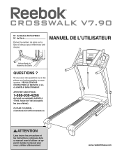 Reebok Crosswalk V 7.9 Treadmill Canadian French Manual