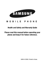 Samsung SM-G900R4 Legal Us Cellular Sm-g900r4 Galaxy S 5 Kit Kat English Health And Safety Guide Ver.nbi_f3 (English(north America))