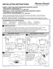 American Standard 3125.016.020 Installation Instructions