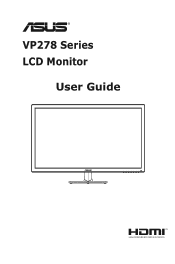 Asus VP278Q VP278 Series User Guide for English Edition