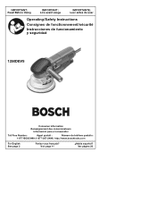 Bosch 1250DEVS Operating Instructions