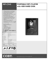 Coby MP-C945 Brochure