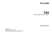 Fluke 744 Fluke 744 Users Manual