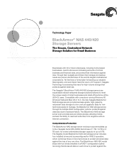 Seagate ST380005SHA10G-RK BlackArmor® NAS 440/420 White Paper